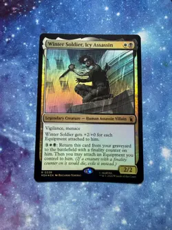 Winter Soldier, Icy Assassin Foil Marvel Super Heroes 239 NM - Image 1