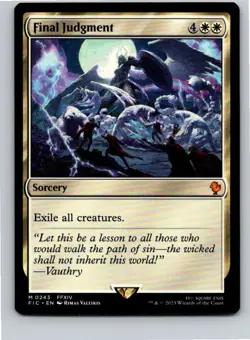 Magic the Gathering Final Judgment Commander: FINAL FANTASY MTG Free Shipping! - Image 1
