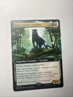 Bast, Panther Goddess (Extended Art) R Commander: Marvel Super Heroes 392 NM - Image 1