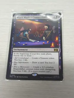 Mint/Near-Mint, English - 1 x MTG Black Market Connections Commander: Marvel Sup - Image 1