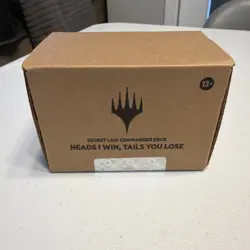 MTG Secret Lair: Heads I Win, Tails You Lose Commander Deck - NEW SEALED - Image 1