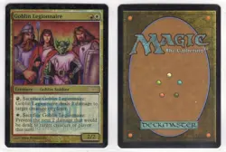Promo CCG- Magic the Gathering Goblin Legionnaire FNM Foil Unplayed - Image 1