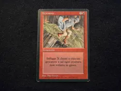 MTG 1x Revised Edition red rare HP Italian FBB Earthquake - ships w/ tracking - Image 1