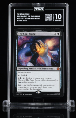 THE SOUL STONE Spider-Man #66 Mythic TAG 10 GEM MINT MTG Magic: The Gathering - Image 1