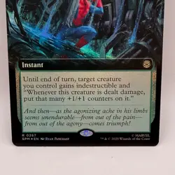 MTG Strength of Will Marvel Spider-Man SPM Borderless Foil Rare 0267 Instant - Image 3