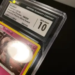 Graded Pokemon Card ENG Detective Pikachu Snubbull Promo SM200 Sm Holo CGC 10 - Image 4