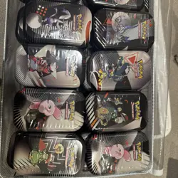 Pokemon Unova Black Bolt White Flare Mini Tins Full Set of 8 - New & Sealed ✅🚚 - Image 1
