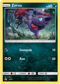 Pokemon - Zorua SM83 - HOLO - Black Star Promo - NM/M - Image 1