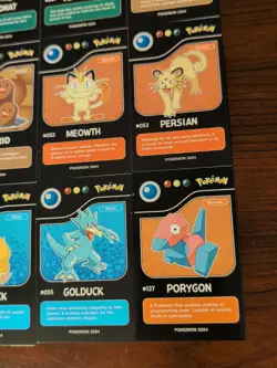 Lot of 9 Assorted 2024 Pokedex Black Pokemon Cards Lot# 5 - Image 3