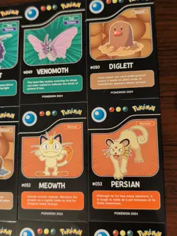 Lot of 9 Assorted 2024 Pokedex Black Pokemon Cards Lot# 5 - Image 4
