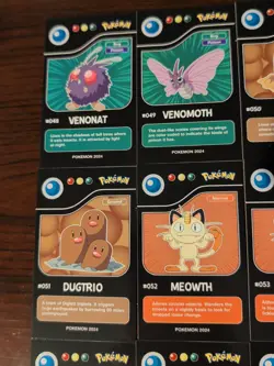 Lot of 9 Assorted 2024 Pokedex Black Pokemon Cards Lot# 5 - Image 5