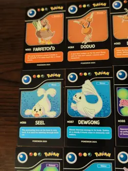 Lot of 9 Assorted 2024 Pokedex Black Pokemon Cards Lot# 9 - Image 4