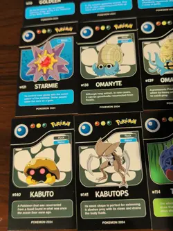 Lot of 9 Assorted 2024 Pokedex Black Pokemon Cards Lot# 12 - Image 2
