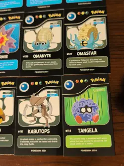 Lot of 9 Assorted 2024 Pokedex Black Pokemon Cards Lot# 12 - Image 3