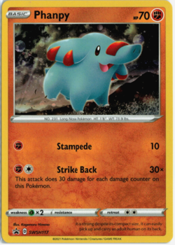 Pokemon - PHANPY - SWSH117 - COSMOS HOLO PROMO - NM/M - Image 1