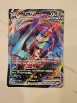 Pokemon TCG Metagross VMAX Chilling Reign 113/198 Holo Ultra Rare - NM/MINT! - Image 1