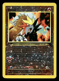 Entei 34 Wizards Black Star Promos Reverse Holo MP Pokemon - Image 1