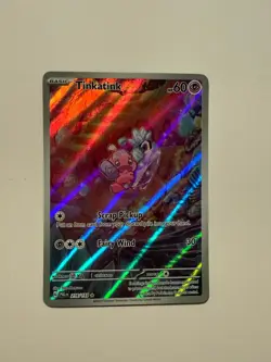 Pokemon TCG Tinkatink 216/193 Paldea Evolved Illustration Rare Holo EN 60HP - Image 1