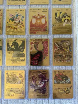 Lot Of 24 Gold Foil Fan Art Pokemon Cards - Image 5
