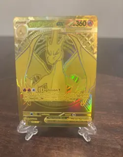 Mega Charizard Y ex Gold Hyper Rare 294/217 – Ascended Heroes Pokemon Card - Image 1