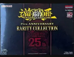 Yugioh 25th Anniversary Rarity Collection Retail Box 1st Edition Sealed 5 Packs. - Image 1