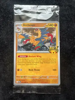 SEALED Pokemon Archeops Promo Card 051/086 Chicago Field Museum Fossil Exhibit - Image 1