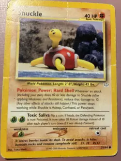 Shuckle 51/64 Neo Revelation Regular Vintage Pokemon Card 1995-2000 Nintendo - Image 2