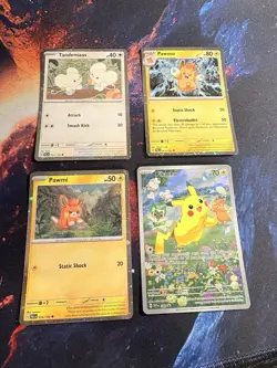 Pikachu Promo SVP 088 Black Paldea Adventure Chest - 4 cards - Image 1