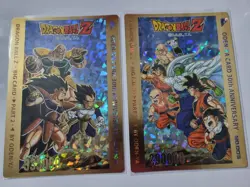 Dragon ball z jumbo big card Odenya part.2 Box Set A+B Gold/Silver Foil 8 cards - Image 2