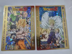 Dragon ball z jumbo big card Odenya part.2 Box Set A+B Gold/Silver Foil 8 cards - Image 3