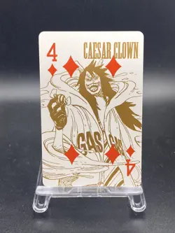 Caesar Crown Diamond Four One Piece Japan Limited Film Gold Playing Cards - Image 1