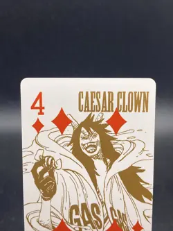 Caesar Crown Diamond Four One Piece Japan Limited Film Gold Playing Cards - Image 2