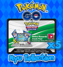 Pokemon TCG Online - Pokemon GO Code Cards x5 - Image 1