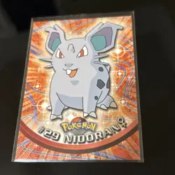NIDORAN #29 - Topps Pokemon 1999 TV Red Label Card - Image 1