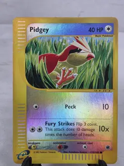 Pokemon Card - Pidgey Expedition Base Set 123/165 Reverse Holo Common - Image 1