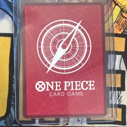 Bandai One Piece Card Game Lucy OP15-002 Leader Alt Art Holo English - Image 2