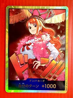 DON !! Card [Gold Frame] (Nami) EB03 Extra Booster Heroines JP LP #7 - Image 2