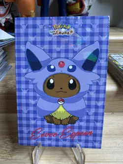 Eevee Espeon Poncho Crack Ice Pokemon Let’s Go Eevee! Card Database - Image 1