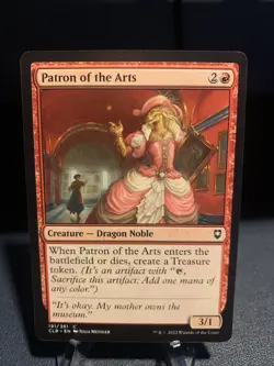 1x Patron of the Arts - Commander Legends: Battle For Baldur's Gate - Nea - Image 1