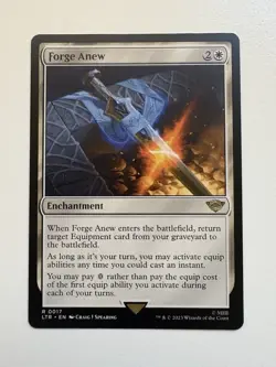 Forge Anew MTG Magic the Gathering Card NM Near Mint LTR - Image 1