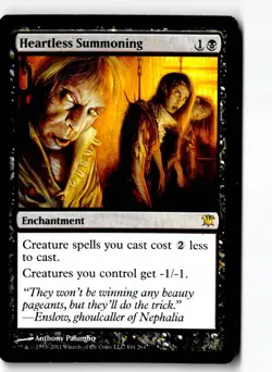 Heartless Summoning 104 Rare Innistrad Magic: The Gathering Lightly Played - Image 1