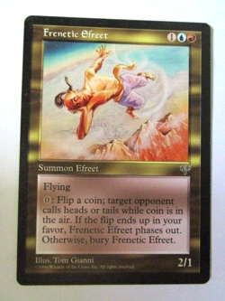 MTG Frenetic Efreet Mirage Light Play!! - Image 1