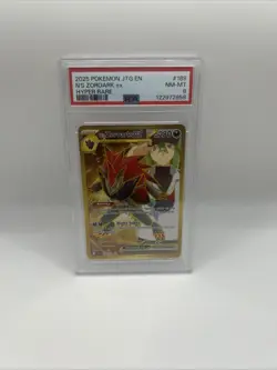 Pokemon TCG N's Zoroark EX Hyper Rare Full Art PSA 8 Mint Card - Image 1