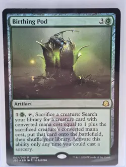 MTG Birthing Pod - Foil Judge Academy Promo #007/010, Judge Promos, NM J20 - Image 1