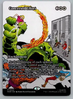 Concerted Effort (Borderless) 42 Marvel Universe Eternal-Legal Magic: NM - Image 1