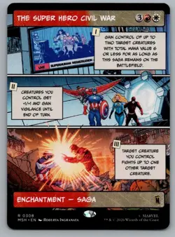 The Super Hero Civil War 308 Marvel Super Heroes Magic: The Gathering NM - Image 1