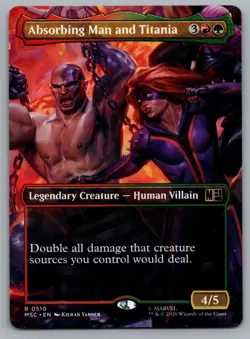 Absorbing Man and Titania (Borderless) 510 Commander: Marvel Super Heroes Magic - Image 1