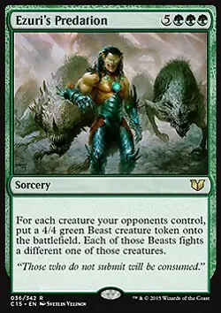 MTG EZURI's PREDATION EXC - PREDAZIONE DI EZURI - CMD2015 - MAGIC - Image 1