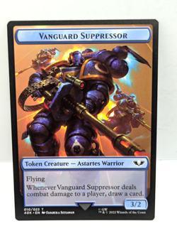Soldier-Vanguard Suppressor - Warhammer 40,000 - Surge Foil -Token -Mtg -40k 010 - Image 1