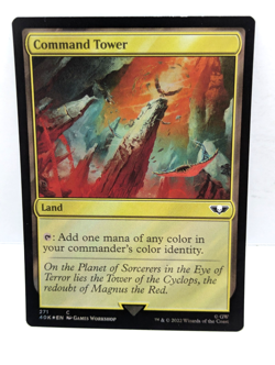 Command Tower - Warhammer 40,000 - Surge Foil - Common - Land - Mtg - 40k 271 - Image 1